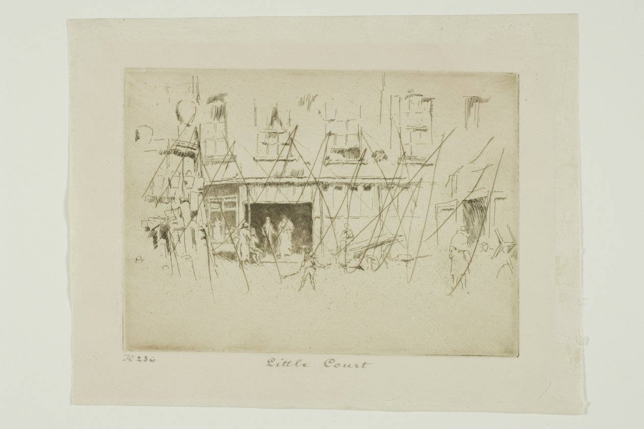 Malý dvůr od James Abbott McNeill Whistler