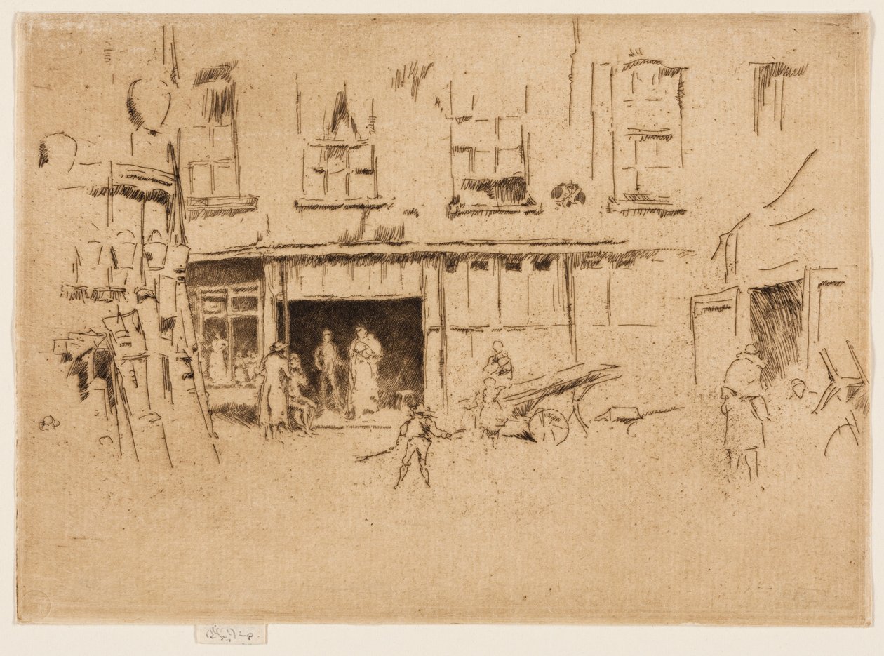 Malý dvůr od James Abbott McNeill Whistler