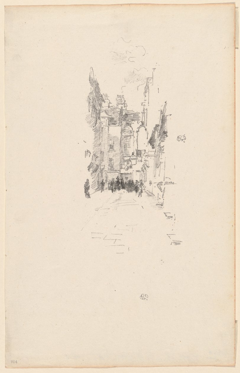 Malý dvůr, Trh sukna od James Abbott McNeill Whistler
