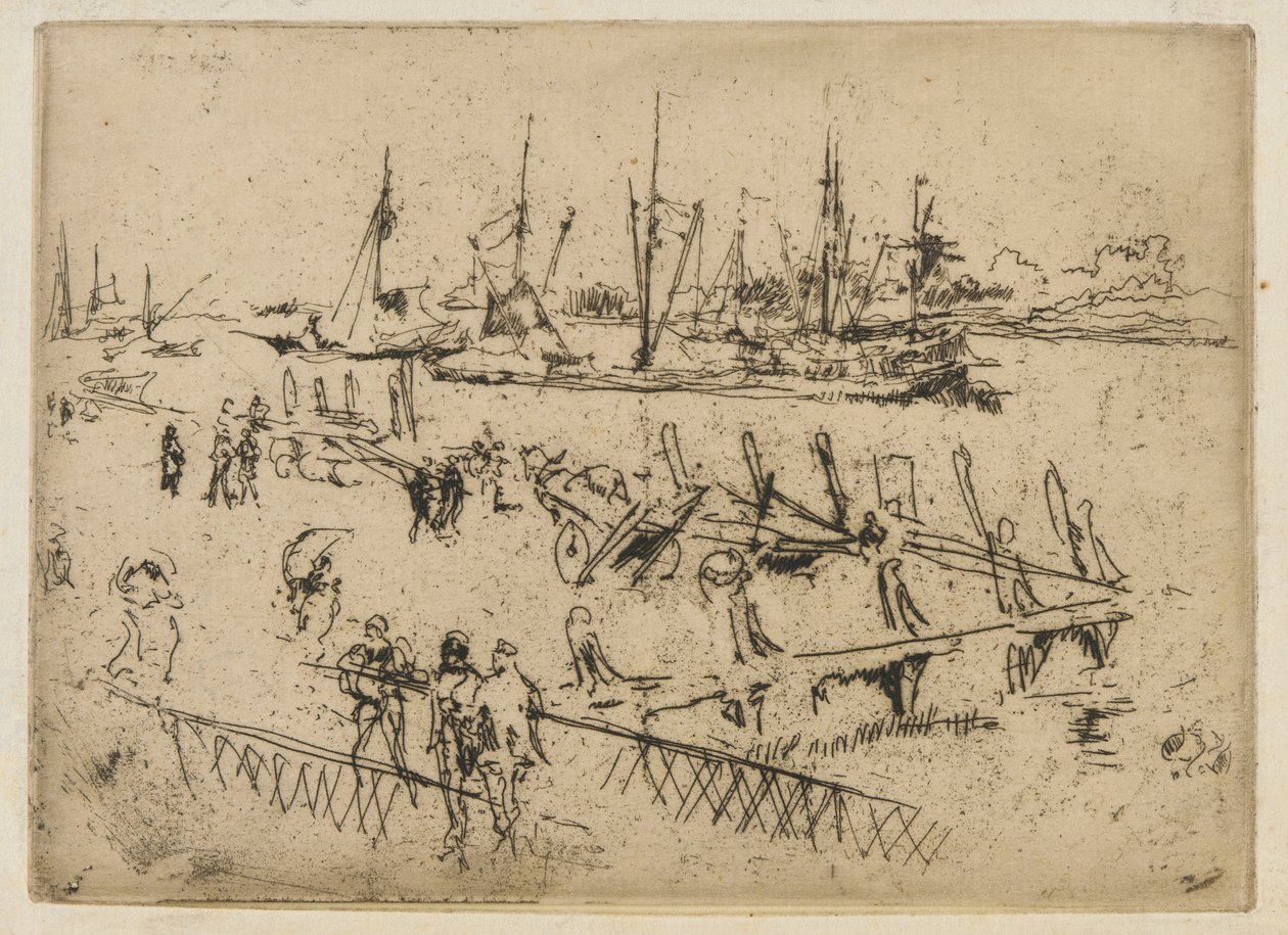 Malý Dordrecht od James Abbott McNeill Whistler