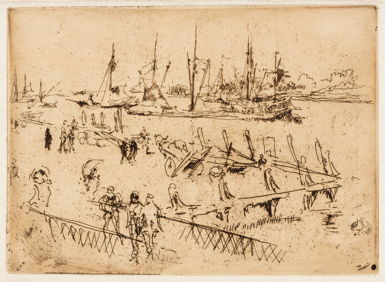 Malý Dordrecht od James Abbott McNeill Whistler