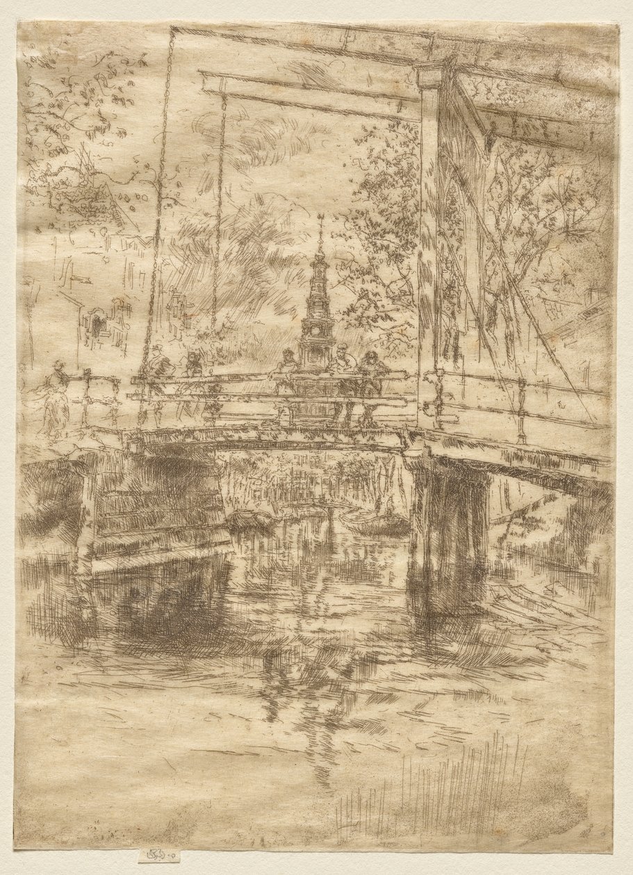 Malý padací most, Amsterdam od James McNeill Whistler