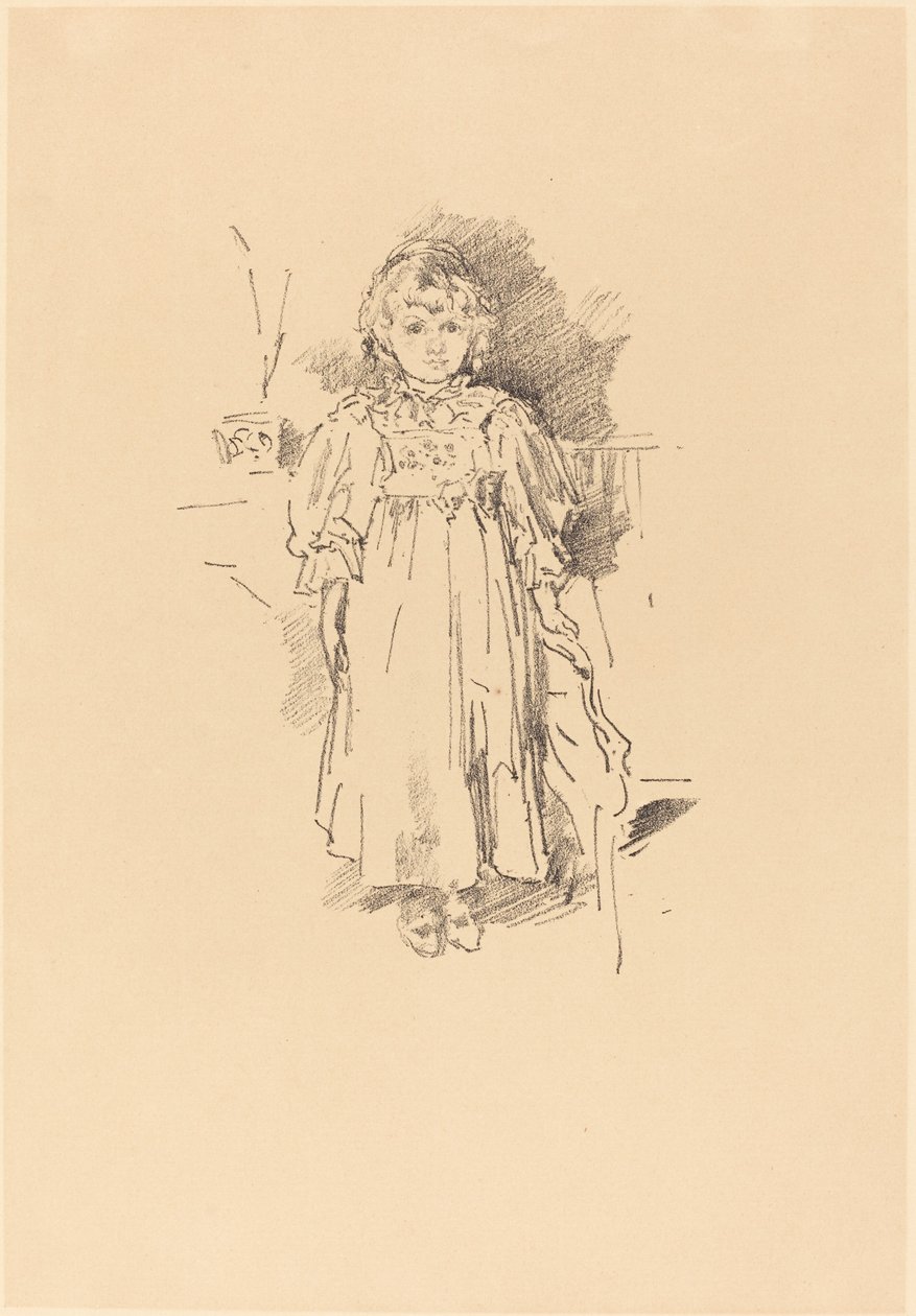 Malá Evelyn od James Abbott McNeill Whistler