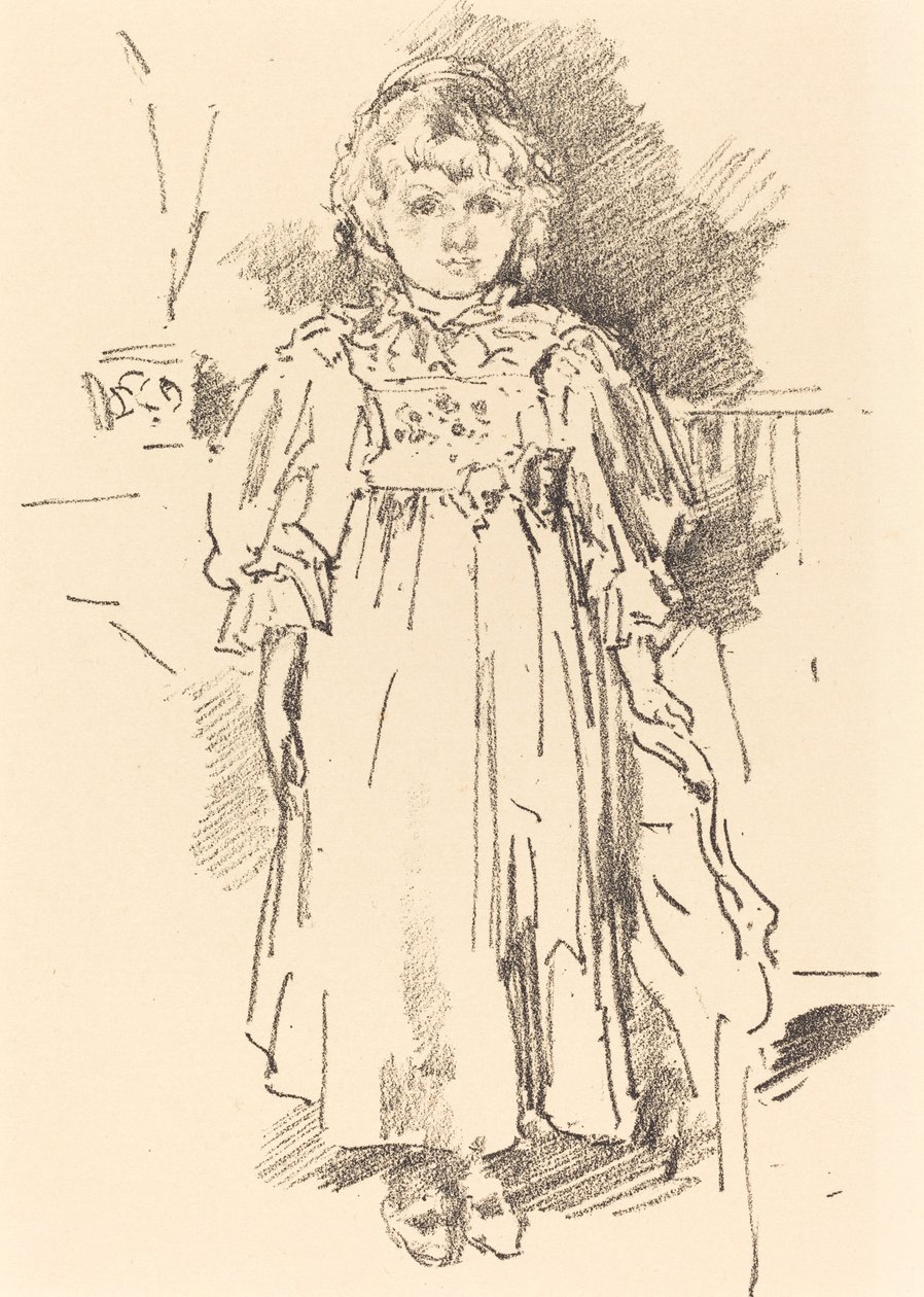 Malá Evelyn od James Abbott McNeill Whistler