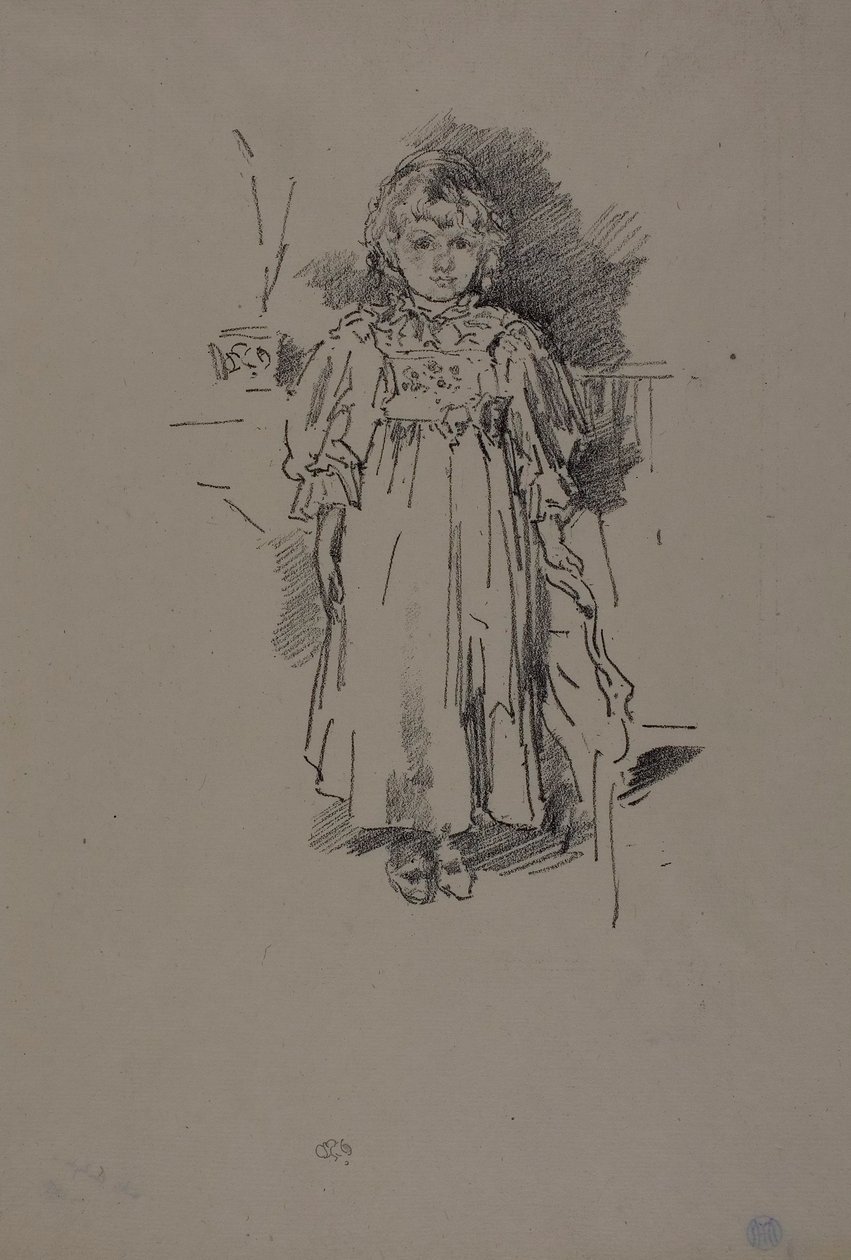 Malá Evelyn od James Abbott McNeill Whistler