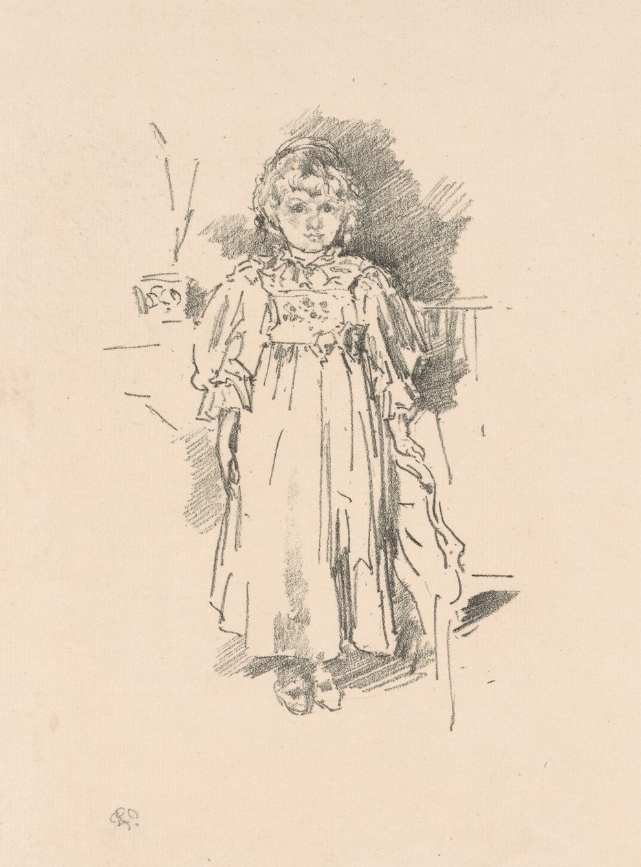 Malá Evelyn od James Abbott McNeill Whistler
