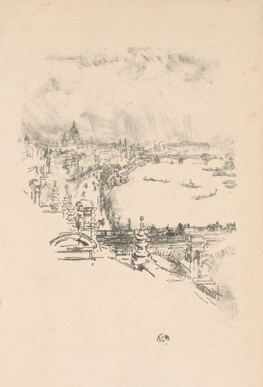 Malý Londýn od James Abbott McNeill Whistler