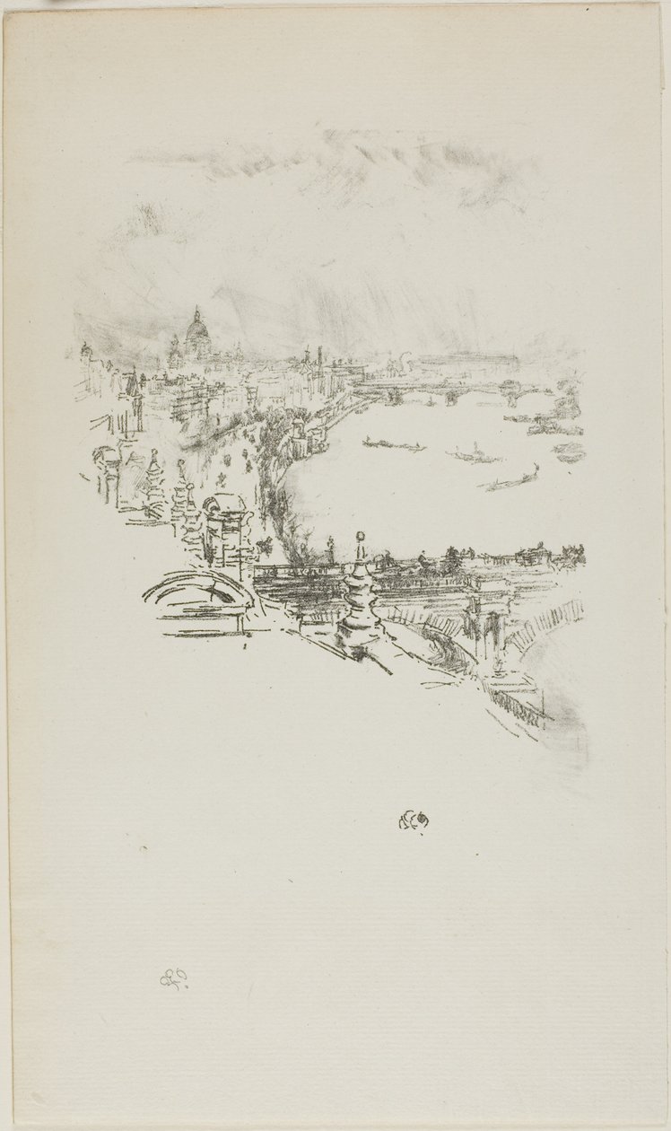 Malý Londýn od James McNeill Whistler