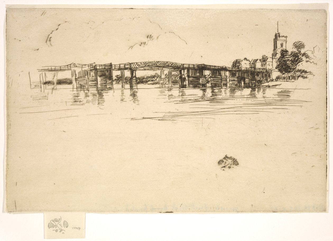 Malý Putney Bridge od James Abbott McNeill Whistler