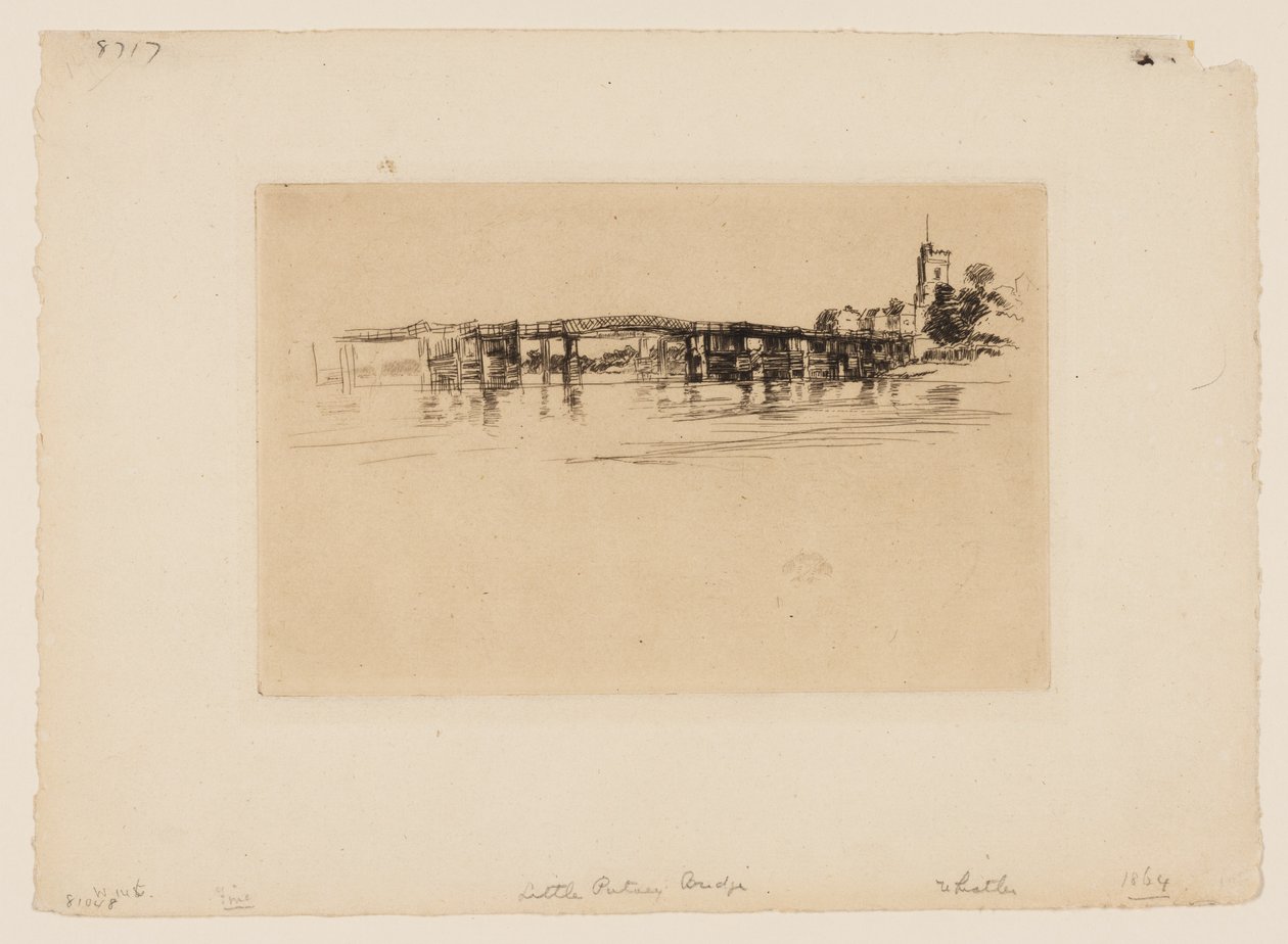 Malý Putney Bridge od James Abbott McNeill Whistler