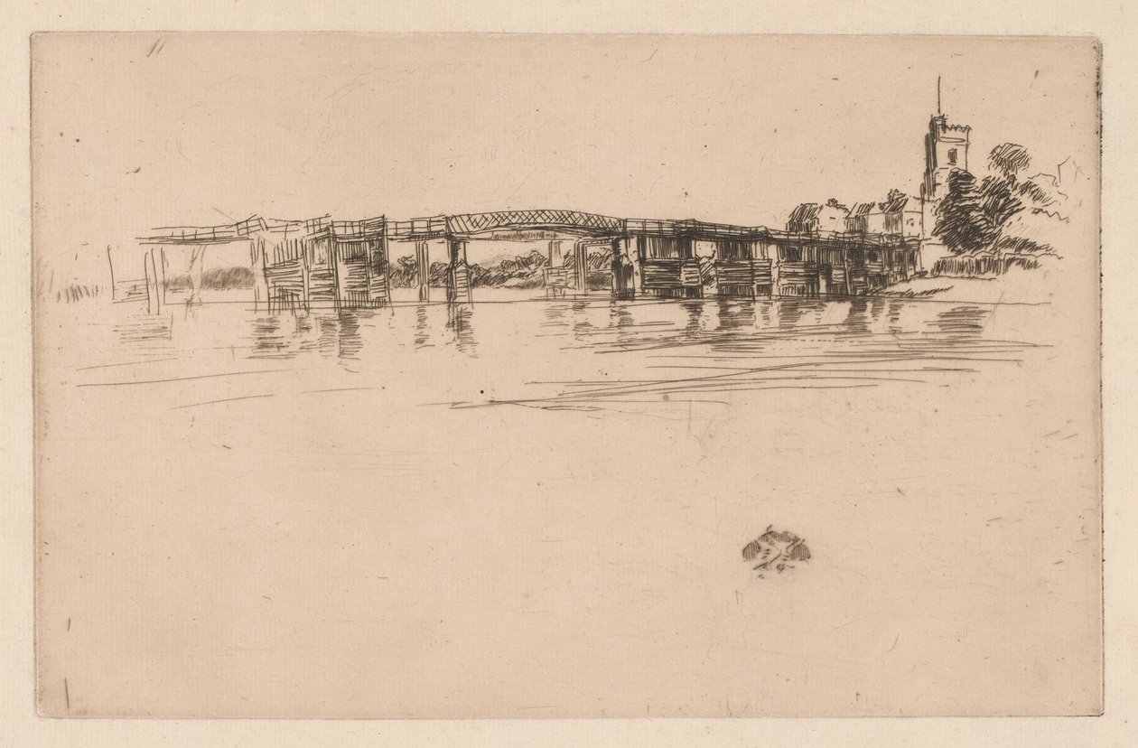 Malý Putney Bridge od James Abbott McNeill Whistler