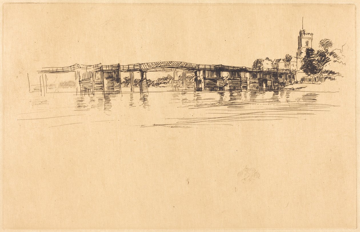 Malý Putney č. 1 od James McNeill Whistler
