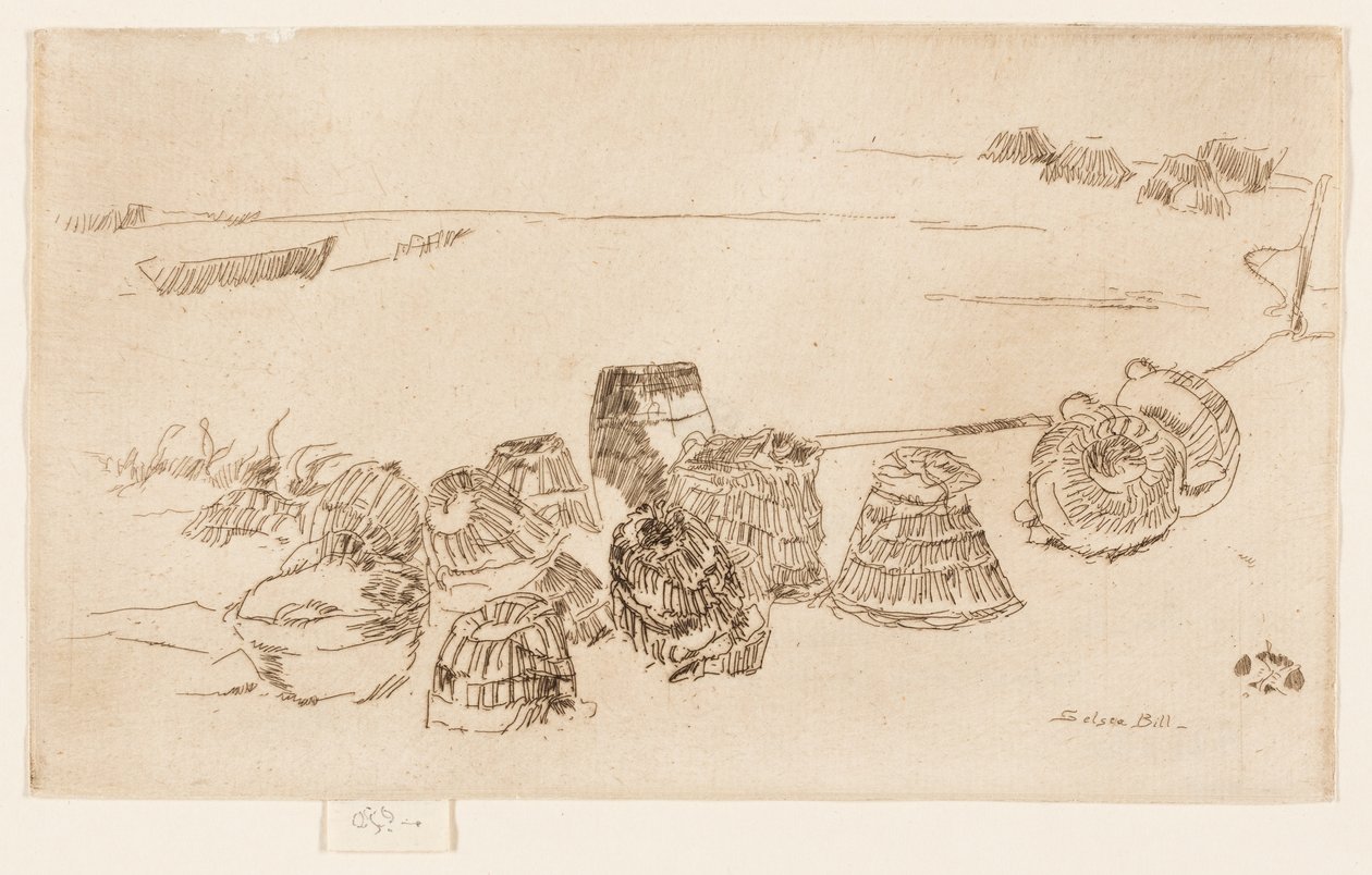 Lobster Pots - Selsea Bill od James Abbott McNeill Whistler