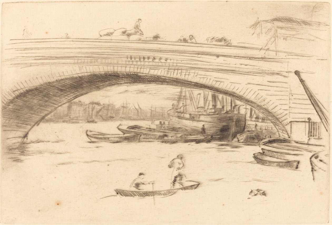 londýnský most od James Abbott McNeill Whistler
