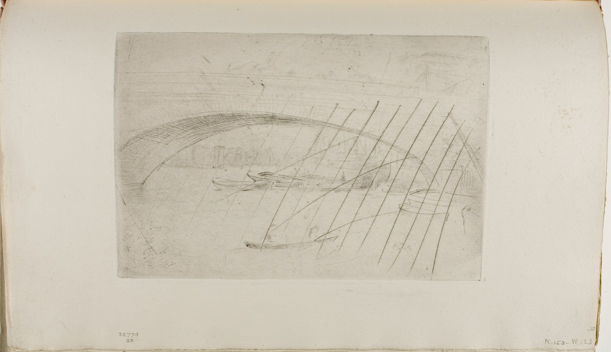 londýnský most od James Abbott McNeill Whistler