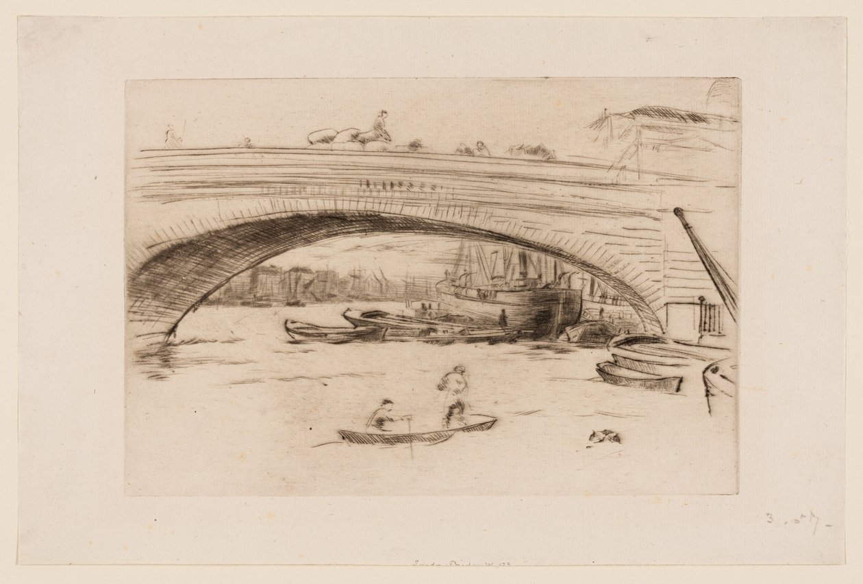 londýnský most od James Abbott McNeill Whistler