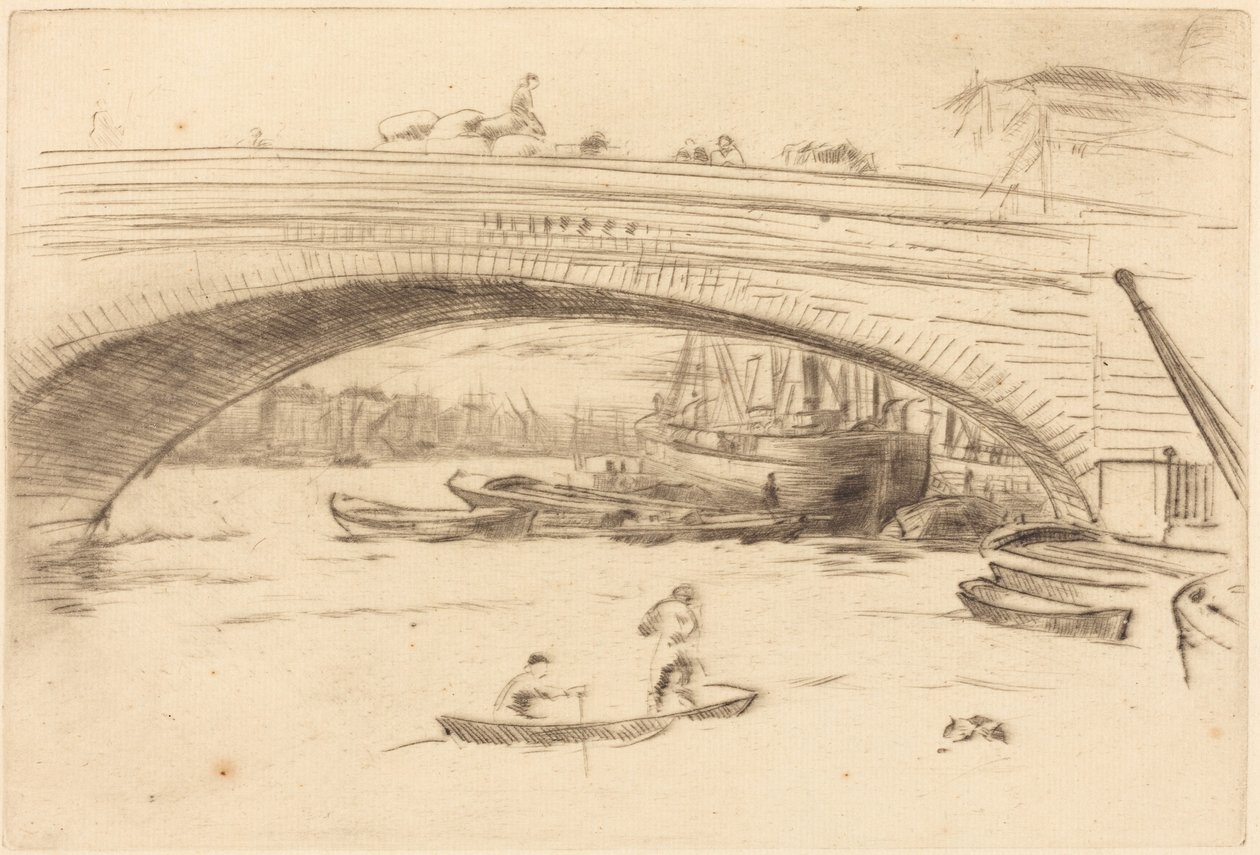 Londýnský most od James McNeill Whistler