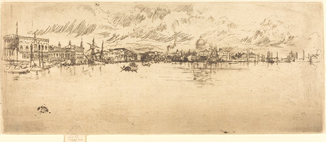 Dlouhé Benátky od James Abbott McNeill Whistler