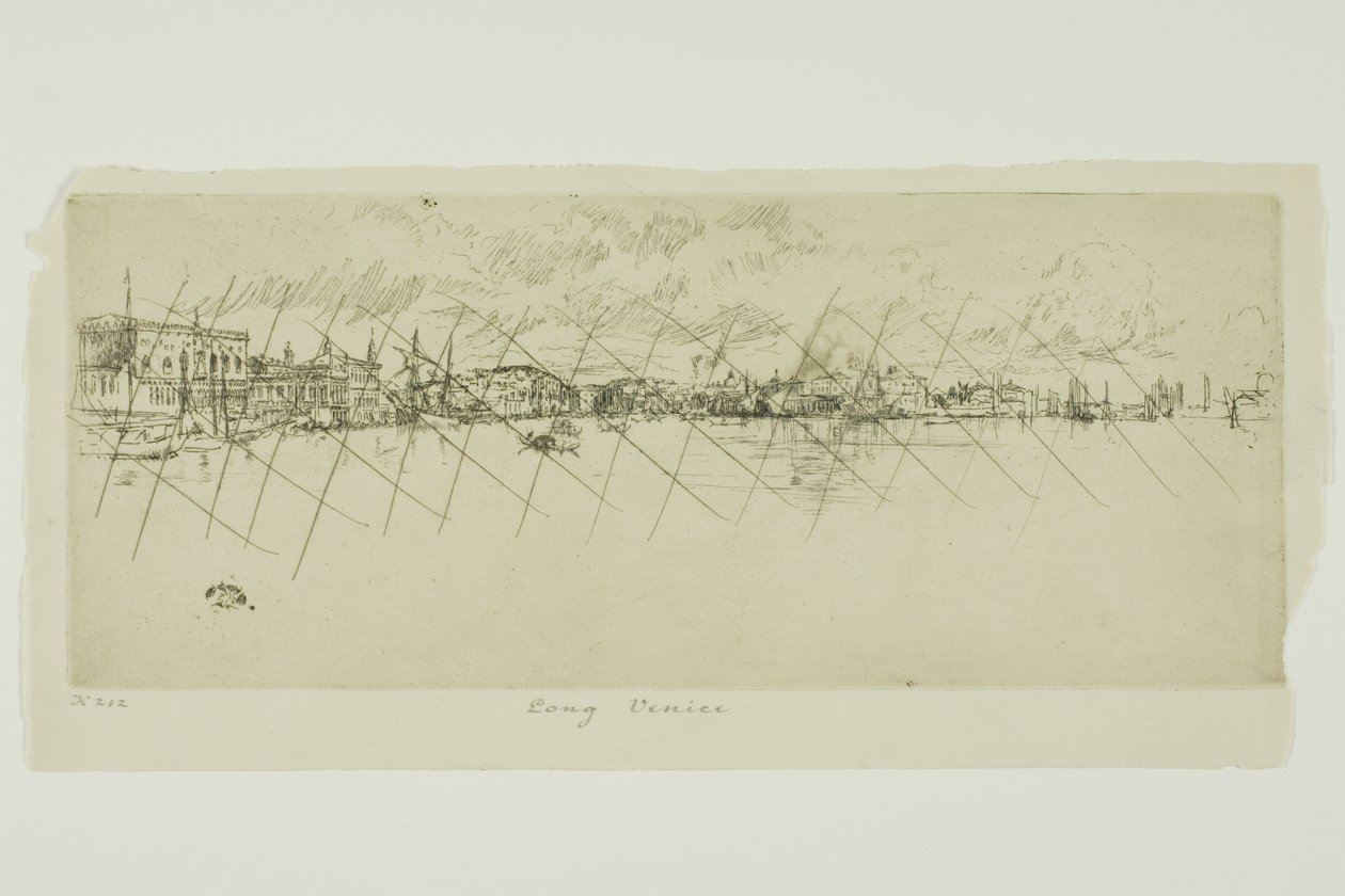 Dlouhé Benátky od James Abbott McNeill Whistler