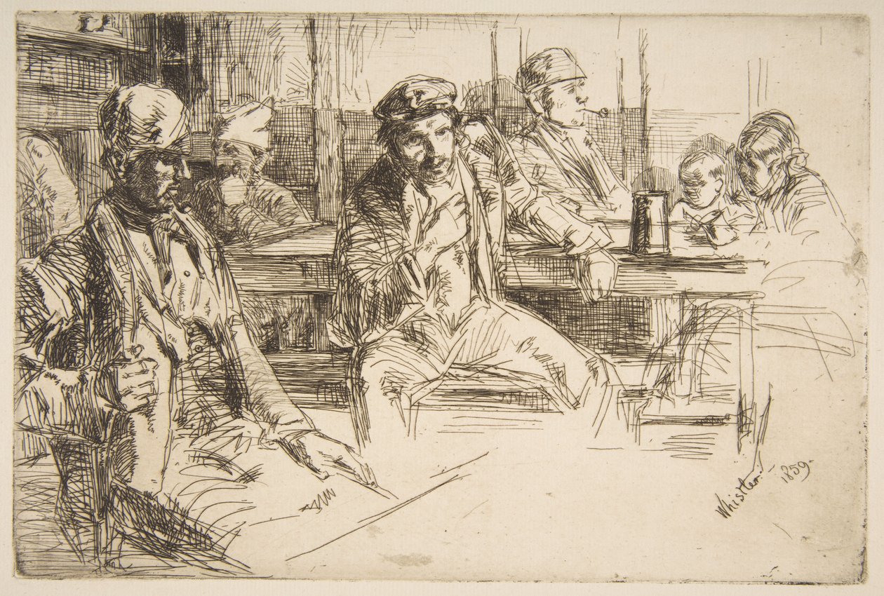 Přístavní dělníci od James McNeill Whistler