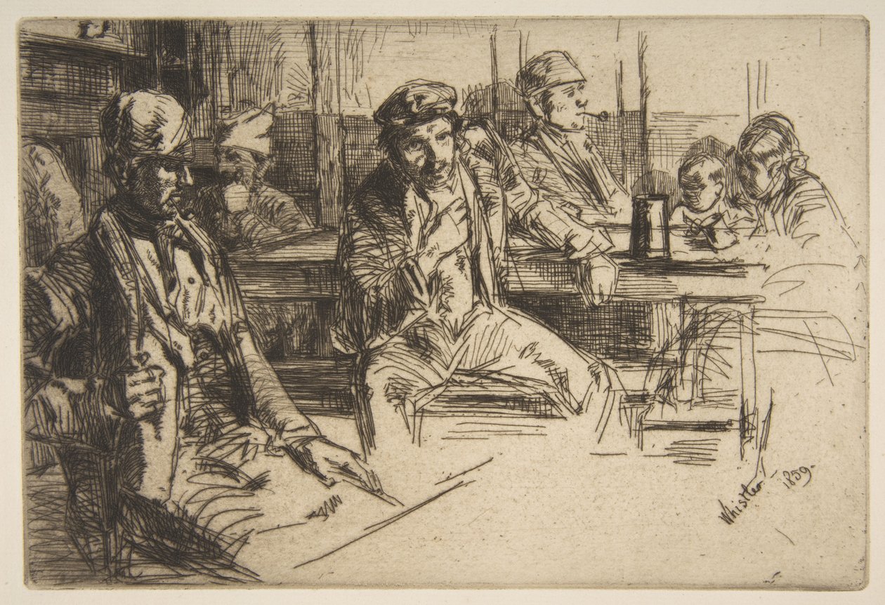 Přístavní dělníci od James McNeill Whistler