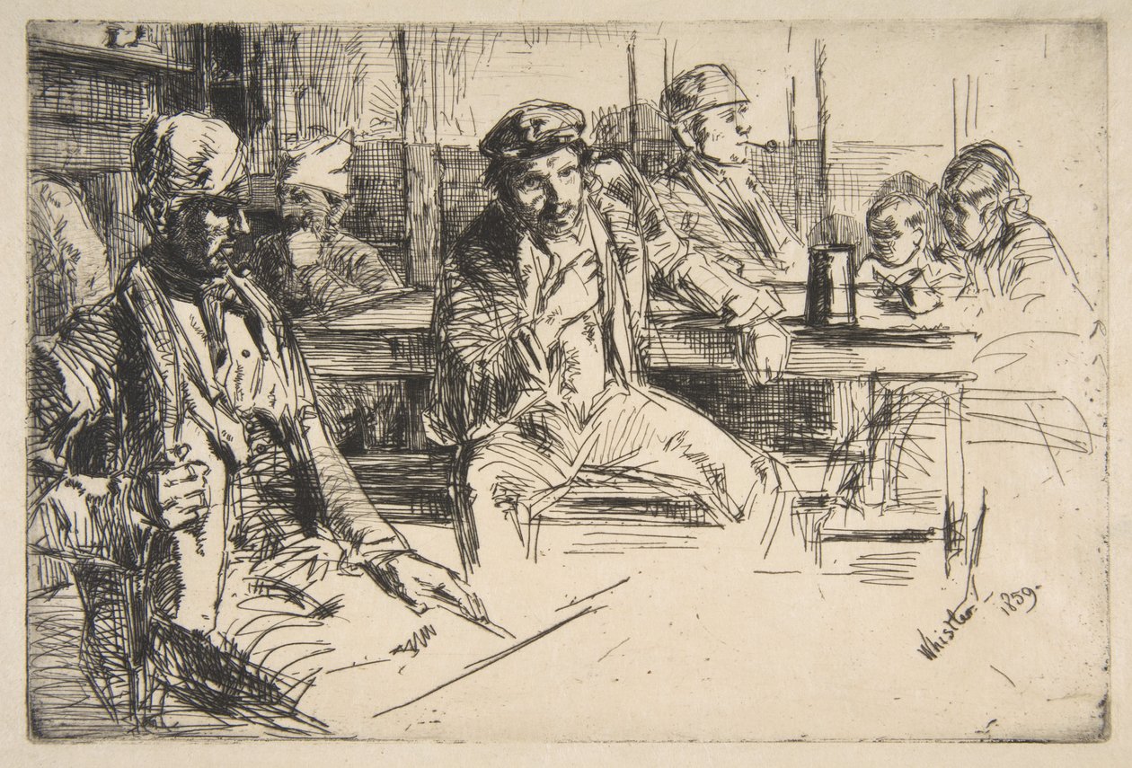 Přístavní dělníci od James McNeill Whistler