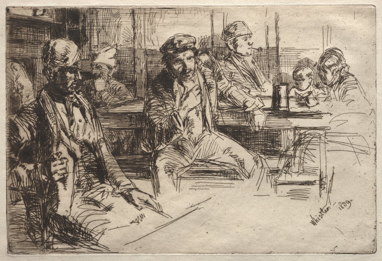 Přístavní dělníci od James McNeill Whistler