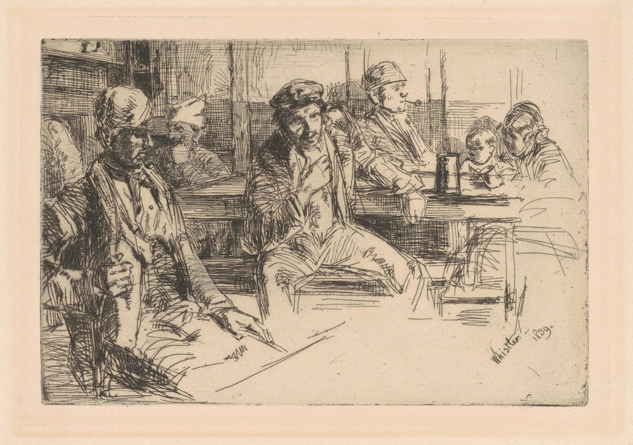 Přístavní dělníci od James McNeill Whistler