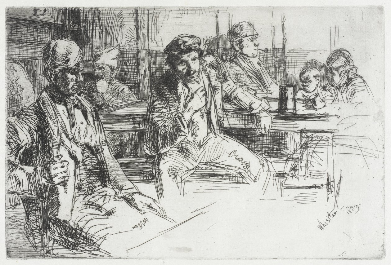 Přístavní dělníci od James McNeill Whistler