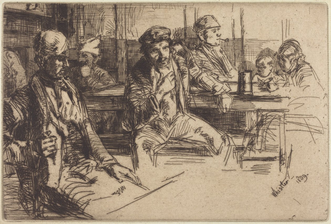 Přístavní dělníci od James McNeill Whistler