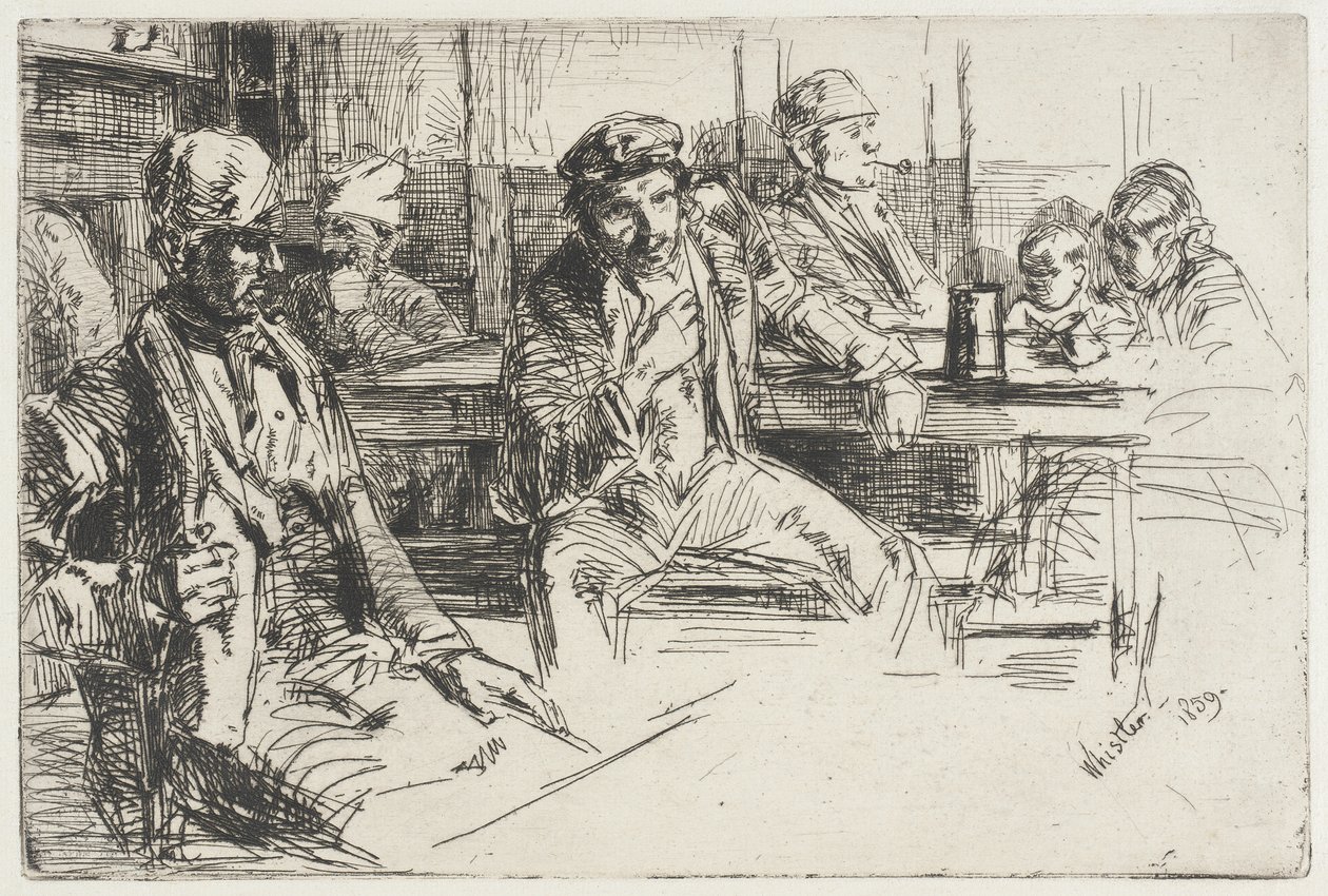Přístavní dělníci od James McNeill Whistler