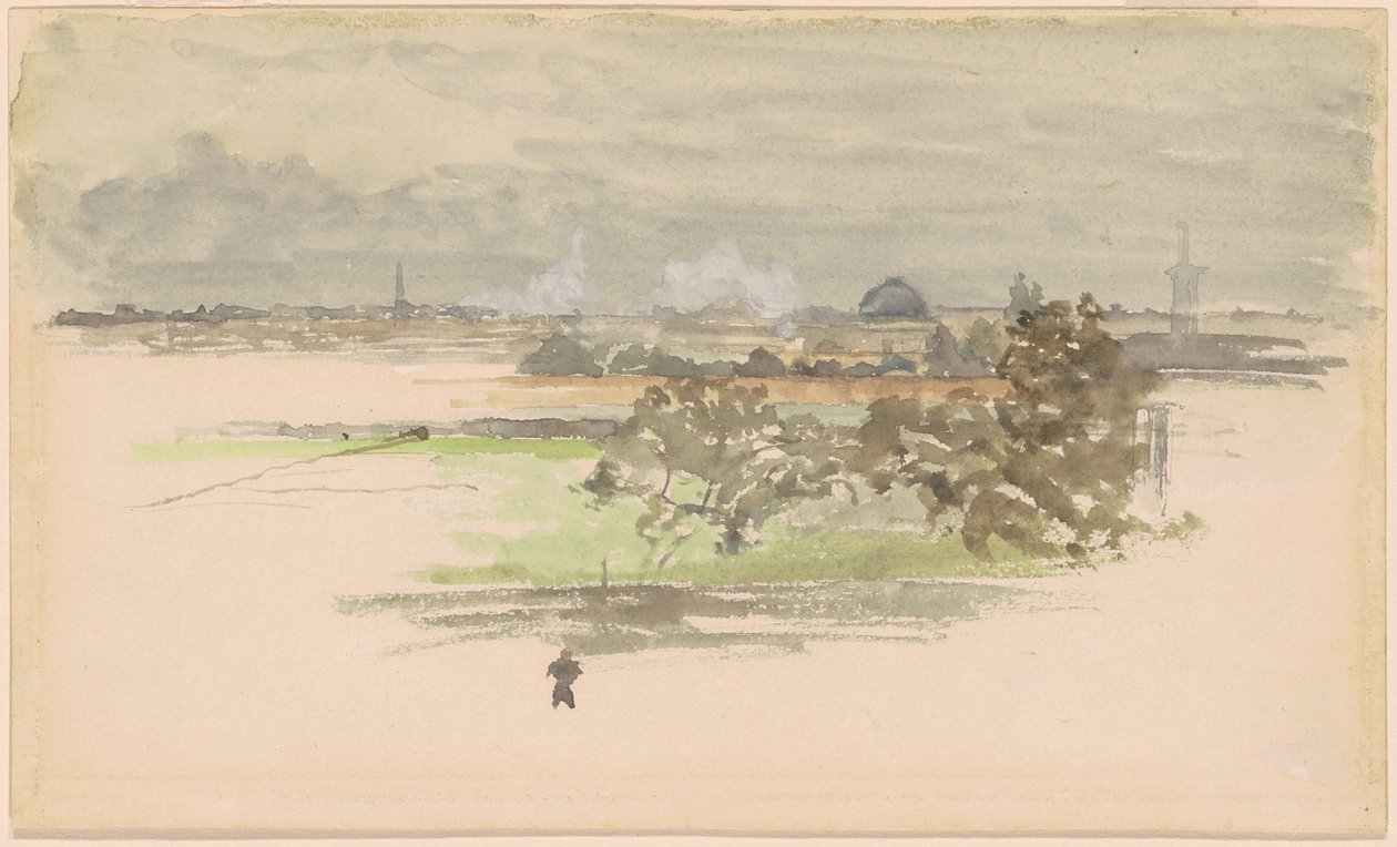 Bažina v Zélandu od James McNeill Whistler