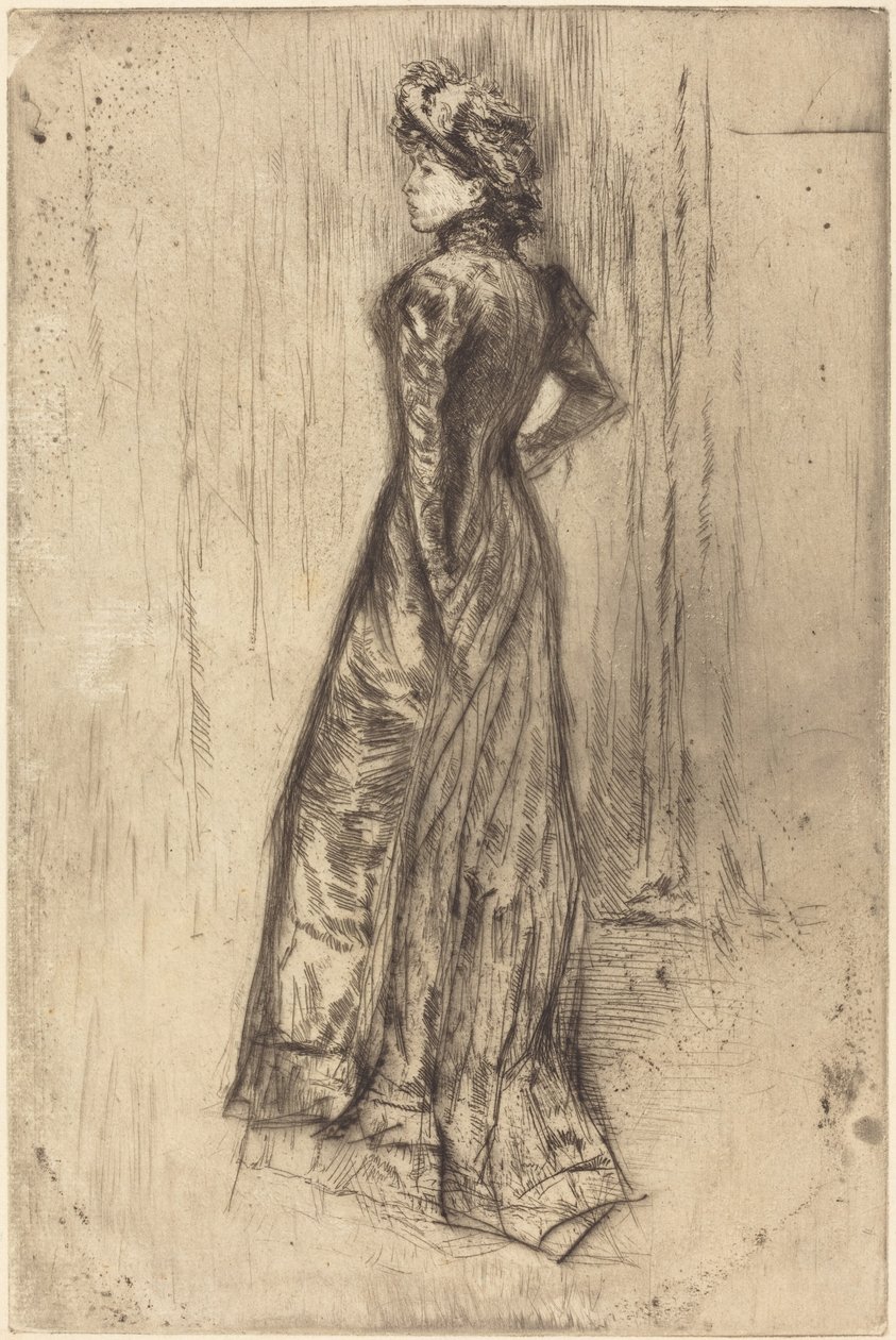 Maud, stojící od James McNeill Whistler