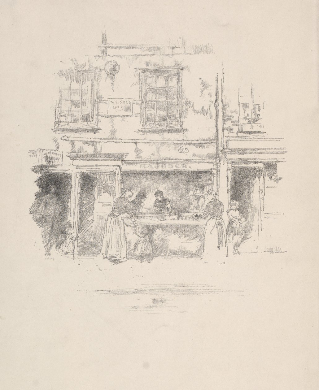 Maunderova rybárna, Chelsea od James McNeill Whistler