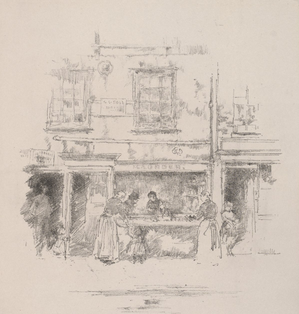 Maunderův obchod s rybami, Chelsea od James McNeill Whistler