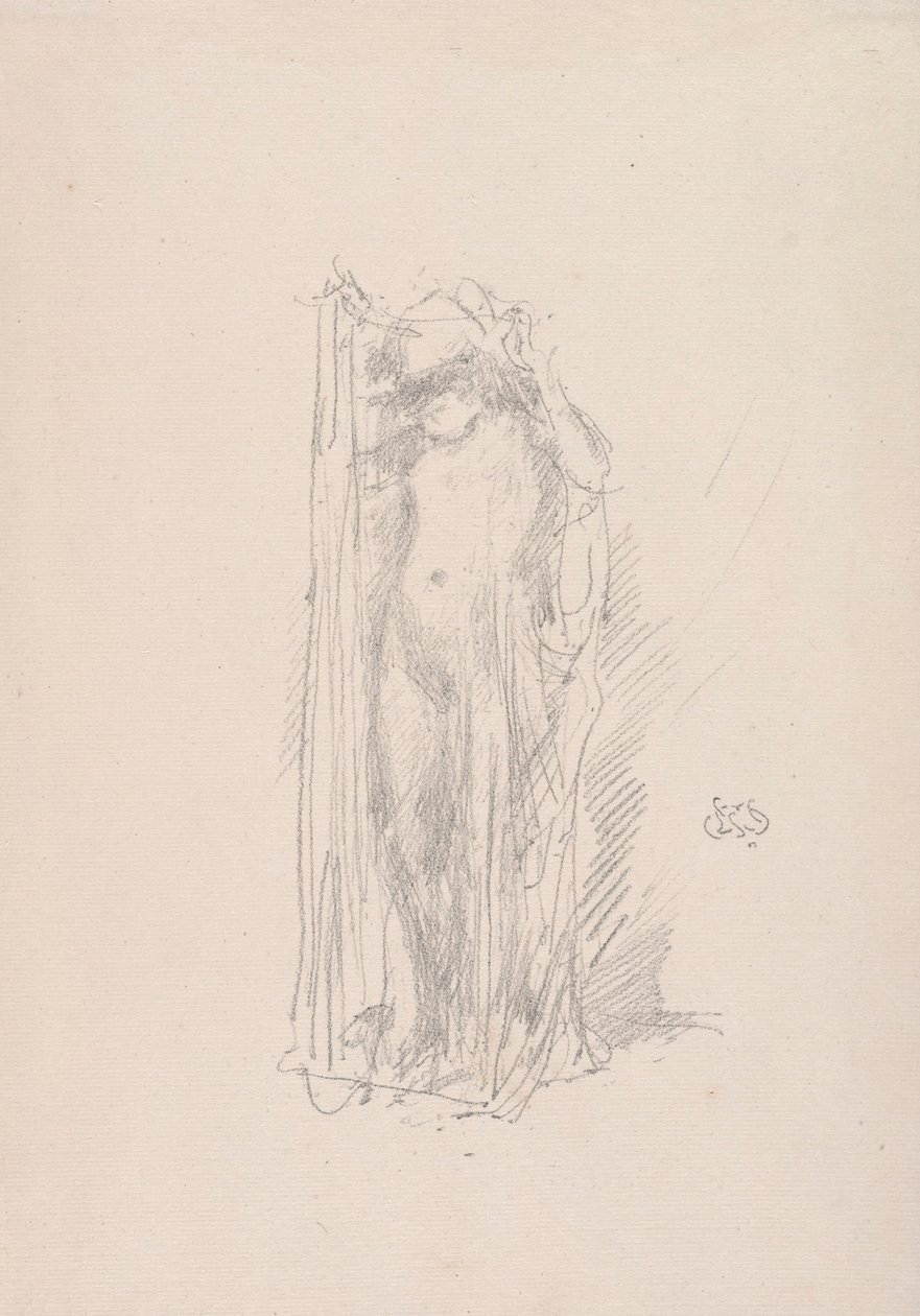 Oblékání modelů od James McNeill Whistler