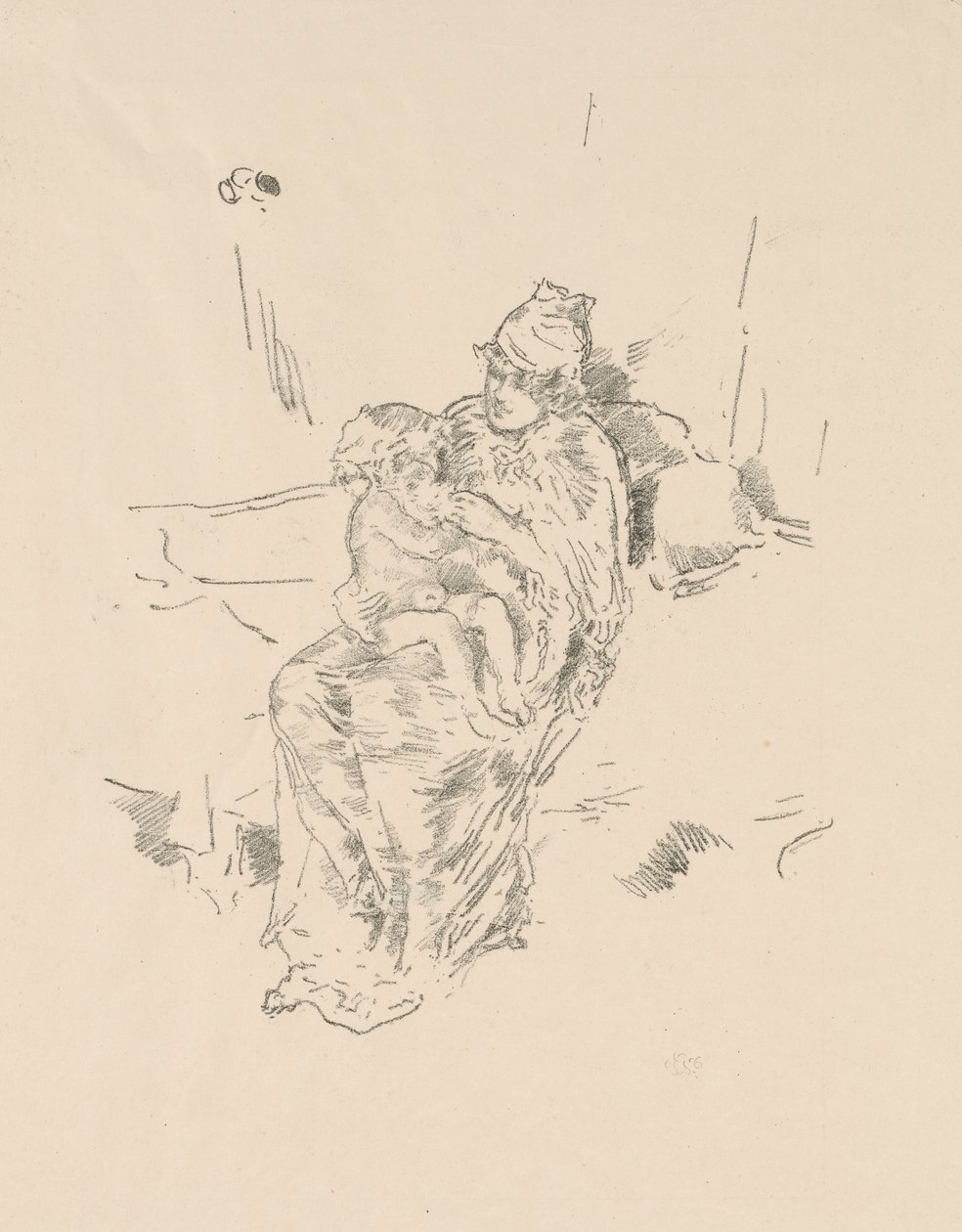 Matka a dítě, č. 5 od James Abbott McNeill Whistler