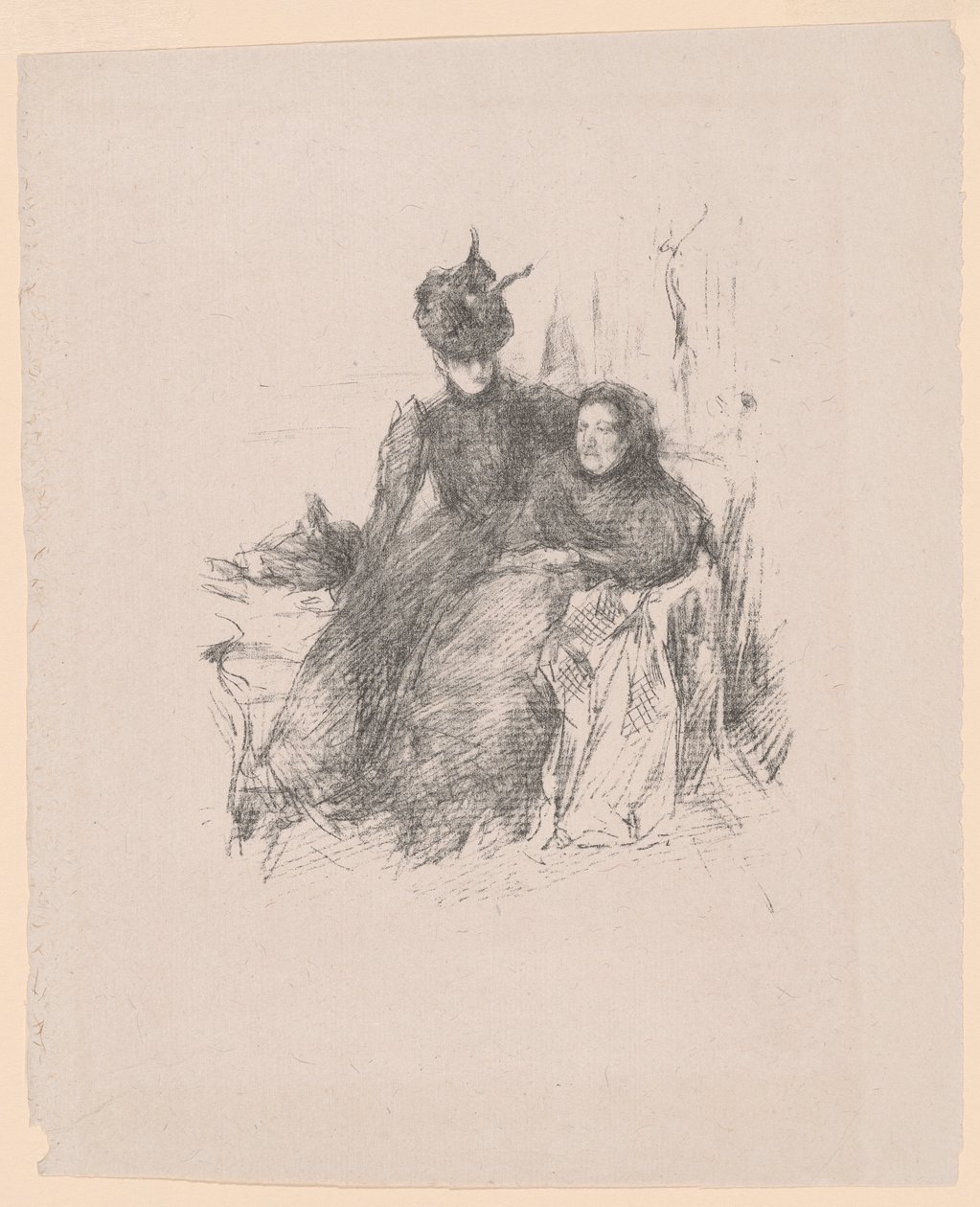 Matka a dcera [La Mère Malade] od James McNeill Whistler