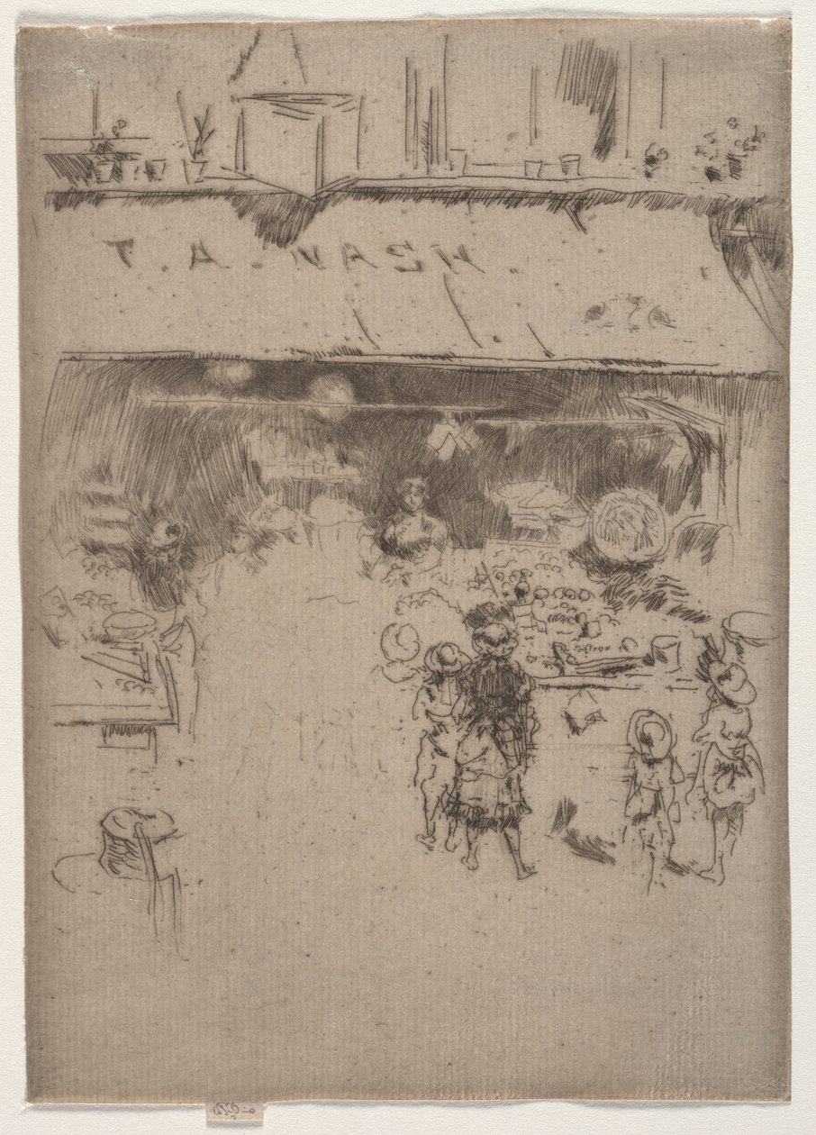Nashův obchod s ovocem od James McNeill Whistler