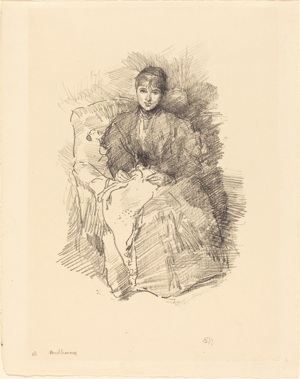 Šití od James Abbott McNeill Whistler