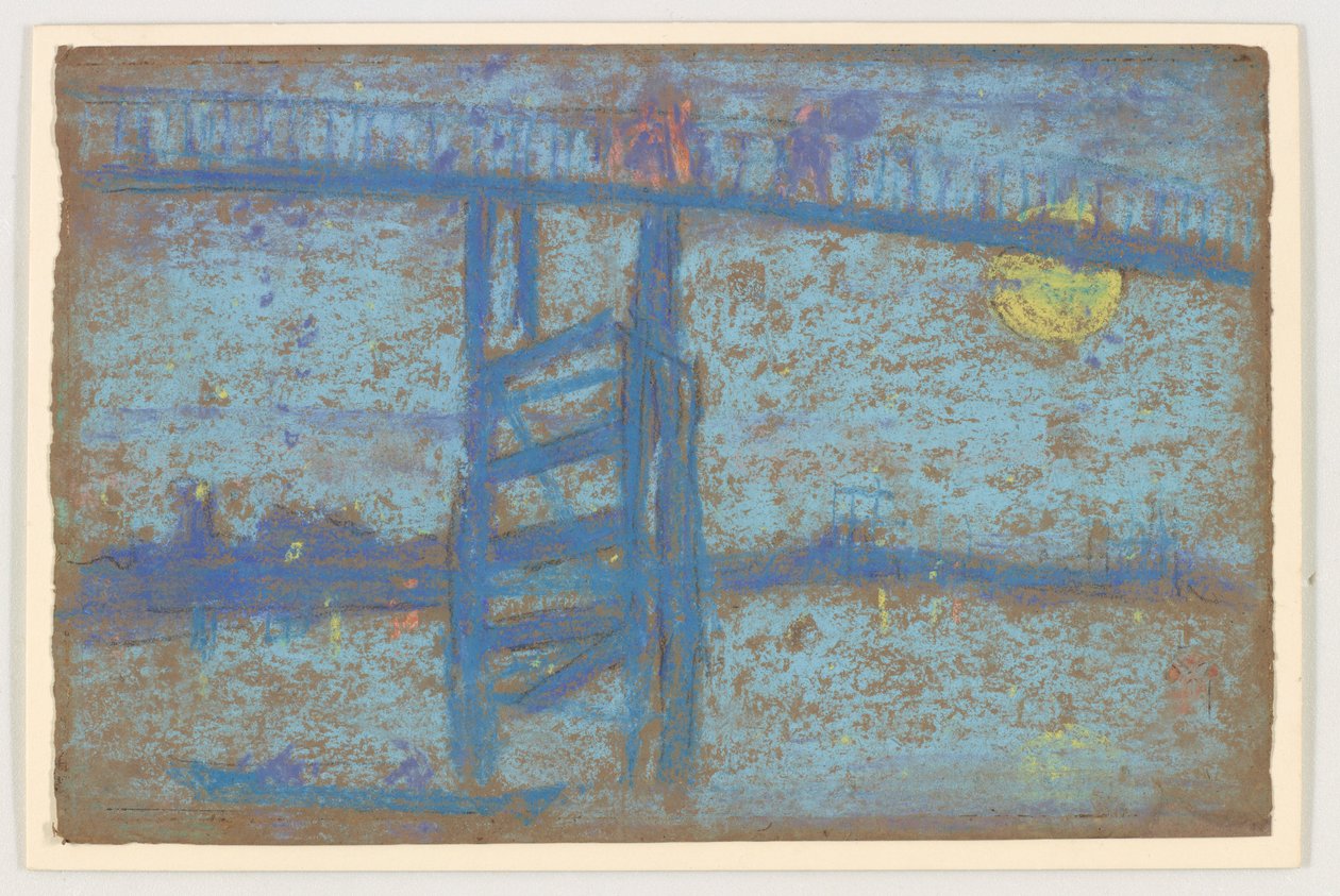 Nokturno: Battersea Bridge od James Abbott McNeill Whistler