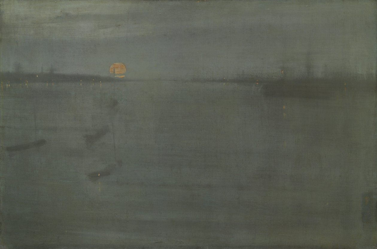 Nokturno: Blue and Gold-Southampton Water od James McNeill Whistler