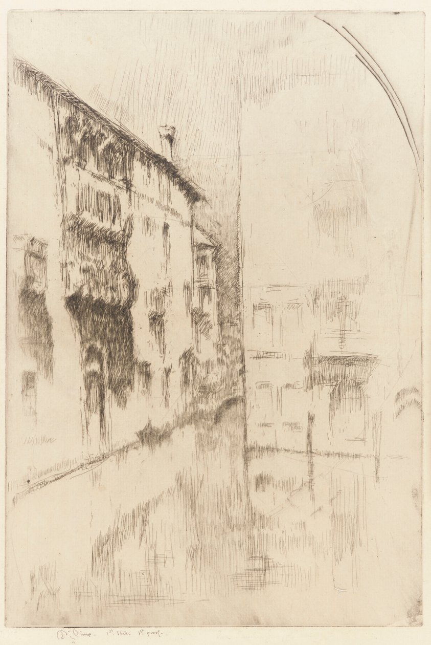 Nokturno: Paláce od James Abbott McNeill Whistler