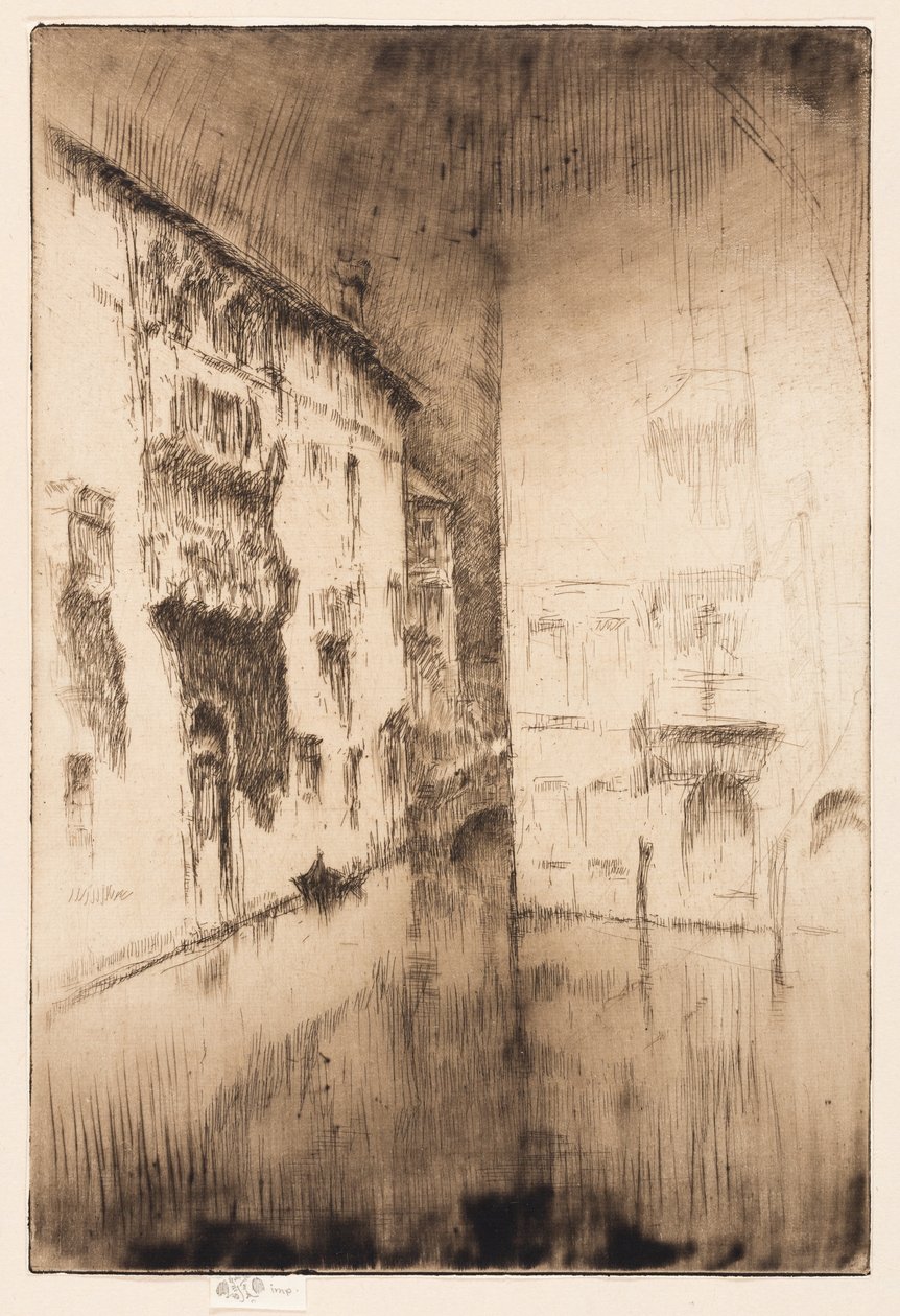 Nokturno: Paláce od James Abbott McNeill Whistler