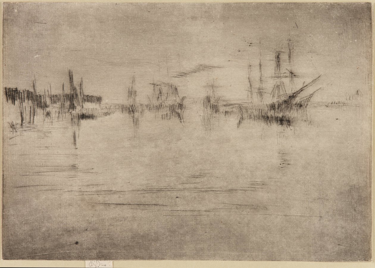 Nocturne Shipping od James Abbott McNeill Whistler