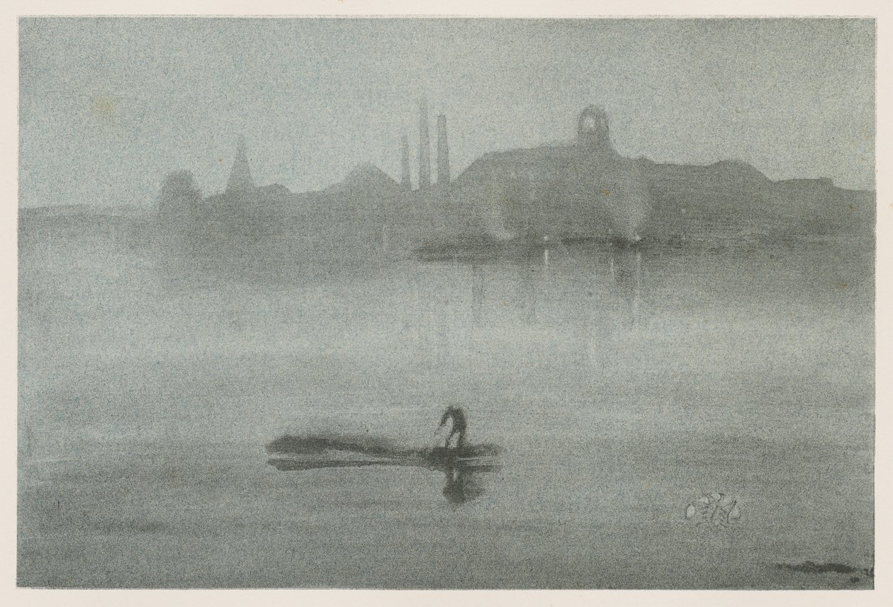 Nokturno: řeka u Battersea od James McNeill Whistler