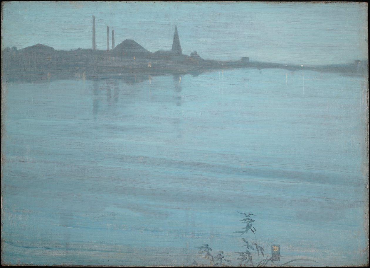 Nokturno v modré a stříbrné od James McNeill Whistler