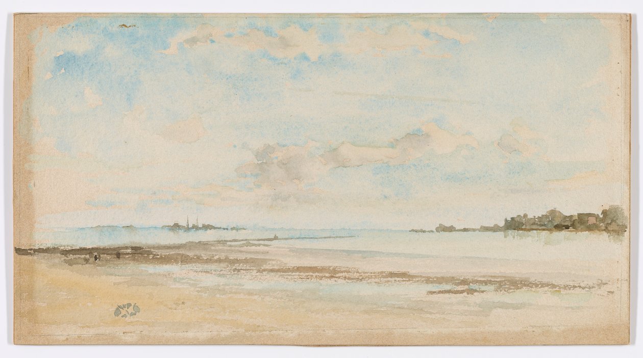 Poznámka v modrém a opálovém dresu od James Abbott McNeill Whistler