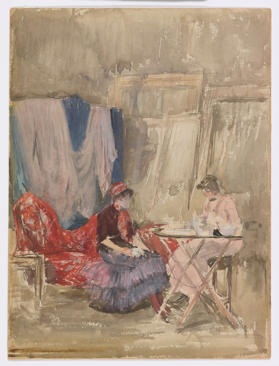 Poznámka v růžové a fialové – The Studio od James Abbott McNeill Whistler