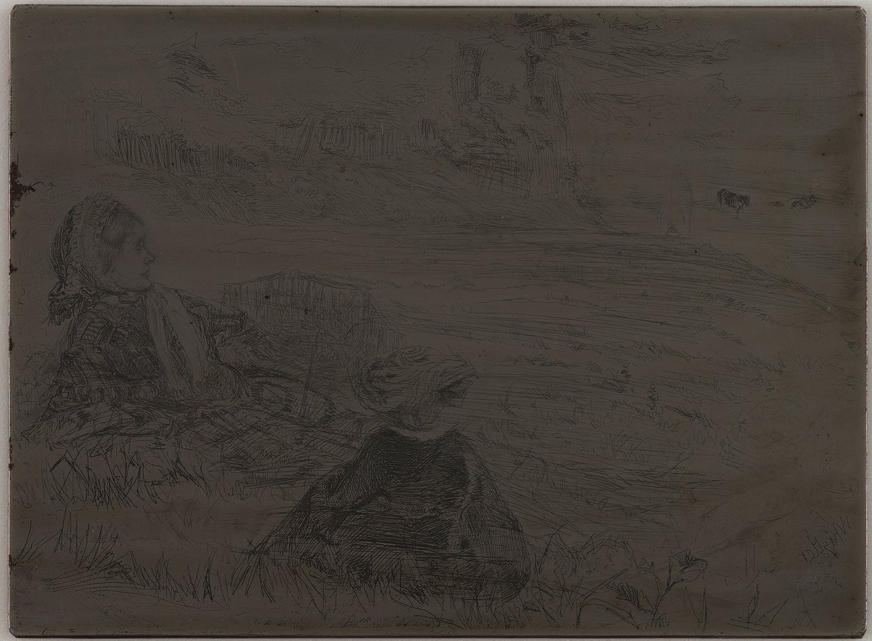 Zdravotní sestra a dítě od James Abbott McNeill Whistler